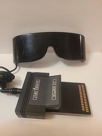 Sega 3D Glasses Sega Master System With Adapter Tested Works NO FRAMES