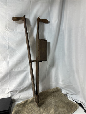 #ad #ad Hand Corn Planter Seeder Vintage Barn Antique Farm Tool Decorative $33.60