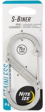 Nite Ize S-Biner Stainless Steel Dual Carabiner 4 - Stainless
