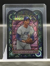 2013 Topps Archives Gallery Of Heroes Sandy Koufax Stained Glass