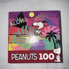 RoseArt Peanuts Aloha 100 Piece Jigsaw Puzzle NEW