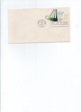 Całostki USA 1977: list pocztowy "Golf" - 13 C / stempel pierwszego dnia obiegu