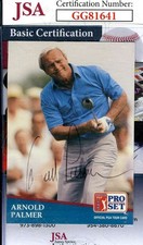Arnold Palmer Cards and Autograph Memorabilia Guide 21