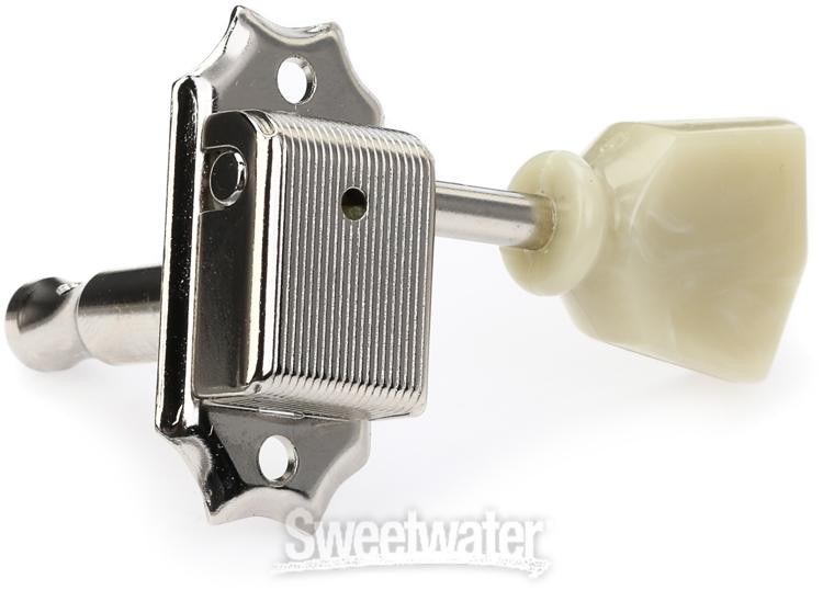 Gotoh SD90-SL Tuners - 3+3 Nickel with Keystone Buttons