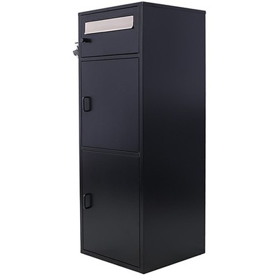 Large Steel Parcel Drop Box with Locking Letterbox and Multi Compartments