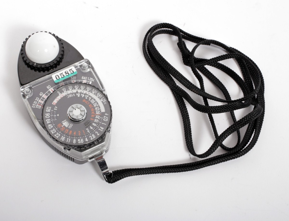 Sekonic studio Deluxe II L-398M light meter model with 3
