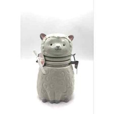 Super Cute New With Tags Vintage Boston Warehouse Sheep Locking Canister Baby