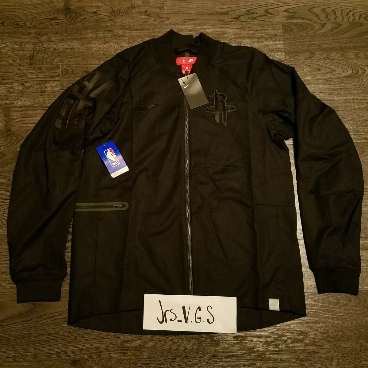 Bomber Starter Houston Rockets Black Jacket - HJacket