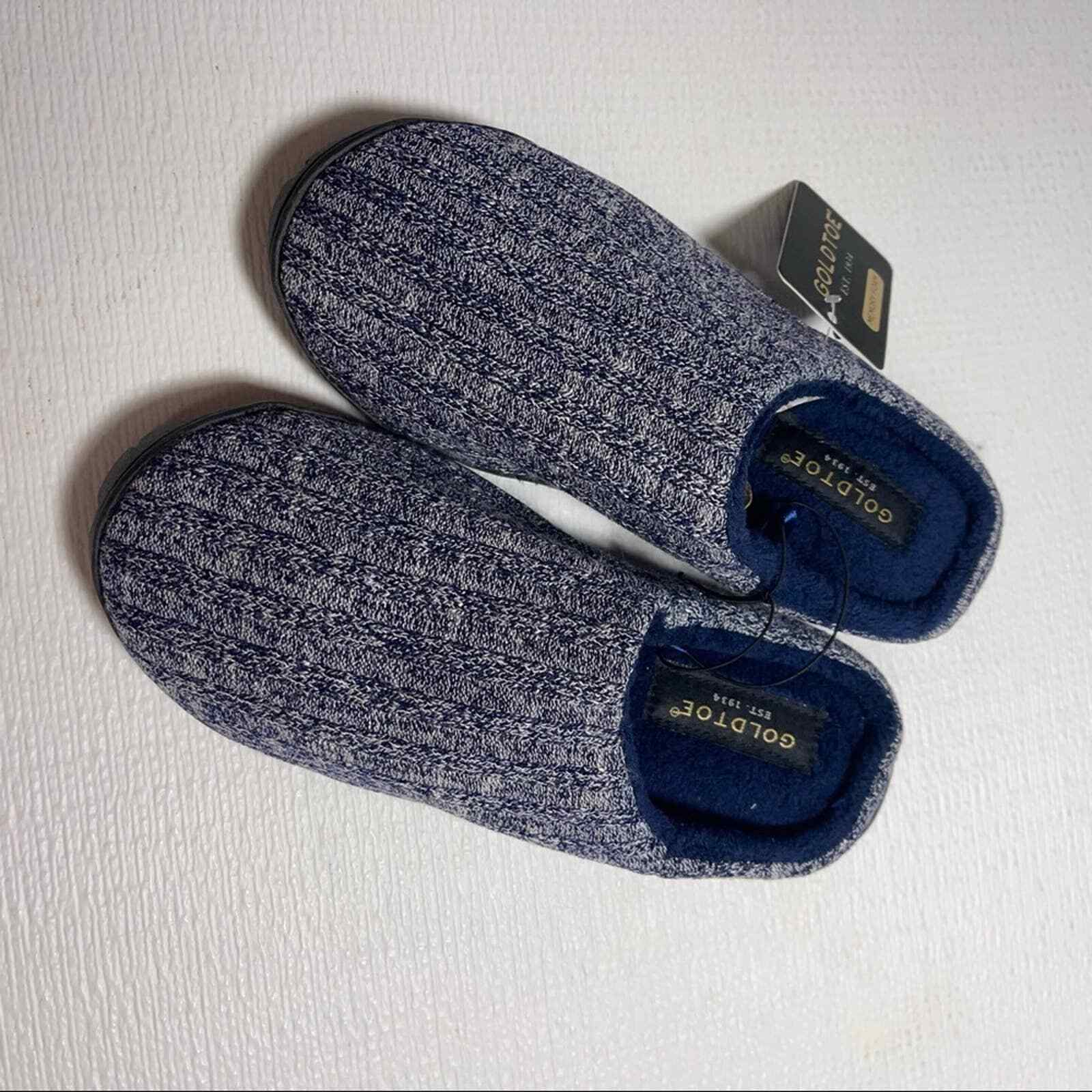 PANTOFOLA D’ORO Ciabatta sherpa foderata blu navy nuova con etichetta punta oro taglia XL