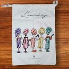 Charlotte Posner Artwork Spa Ladies Laundry Bag with Colorful Design