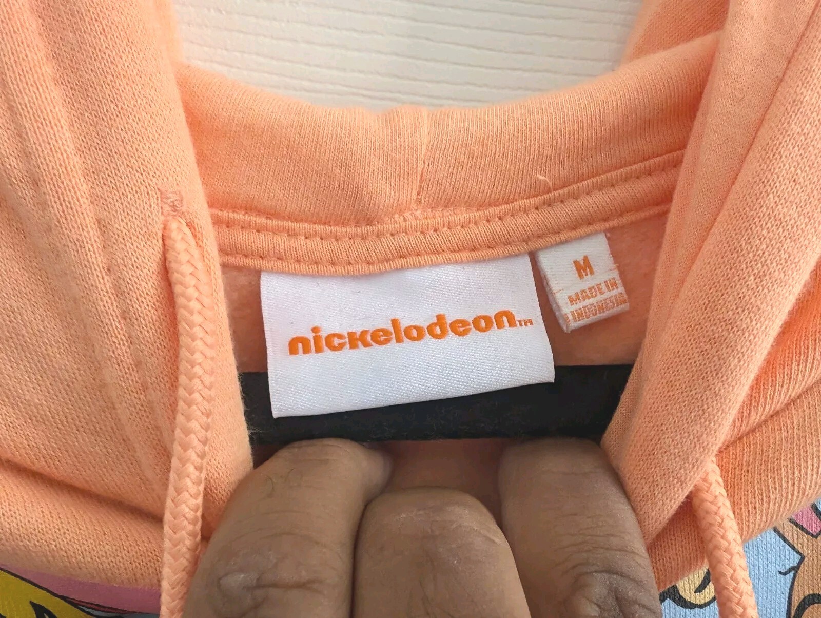 Nickelodeon 90s Cartoon Characters Long Sleeve Pullover Hoodie Sweatshirt Medium image 3