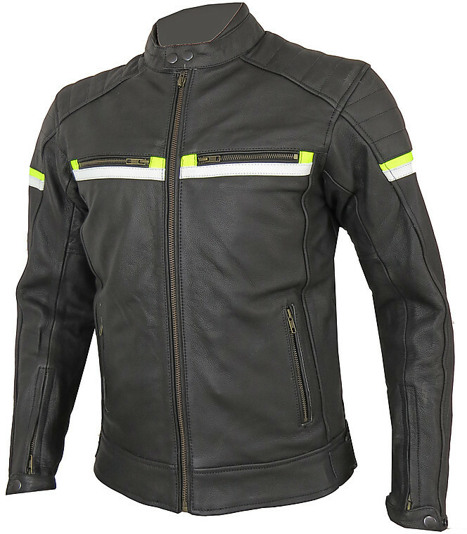 Chaqueta Moto en la Piel para Hombre ST 1780 Trax Custom, Vintage & Café Race