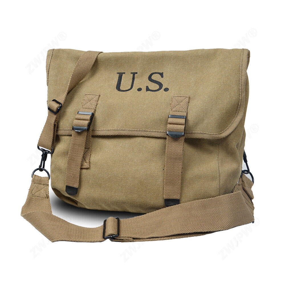 WWII WW2 US Army M1936 M36 Musette Field Bag Military Backpack Haversack Bags