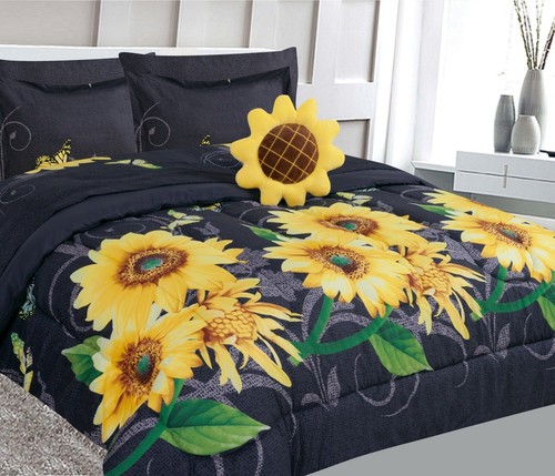 6PC BEDROOM KIDS BED IN A BAG COMFORTER + SHEET COMPLETE BEDDING SET TWIN SIZE - Picture 28 of 36