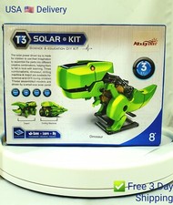 Toy Solar Kit: STEM Toy T3 Solar Kit Science  Education DIY Kit 3 in 1 Dinosaur