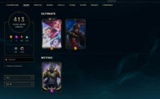 LoL Account Lvl 376, Platin IV, All Champs, 413 Skins, 2 Ultimate, 30 Legendary