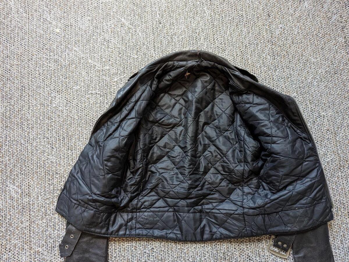 vintage SCHOTT leather PERFECTO leather jacket 36 black vintage SCHOTT leather PERFECTO leather jacket 36 black