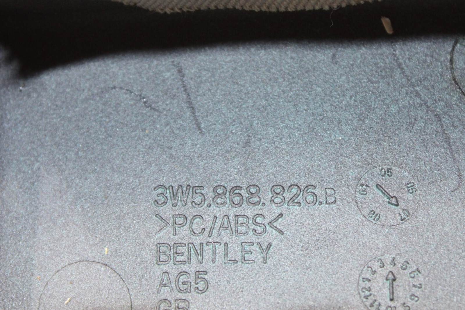 Bentley Continental 2006-2012 REAR+RIGHT Pillar trim