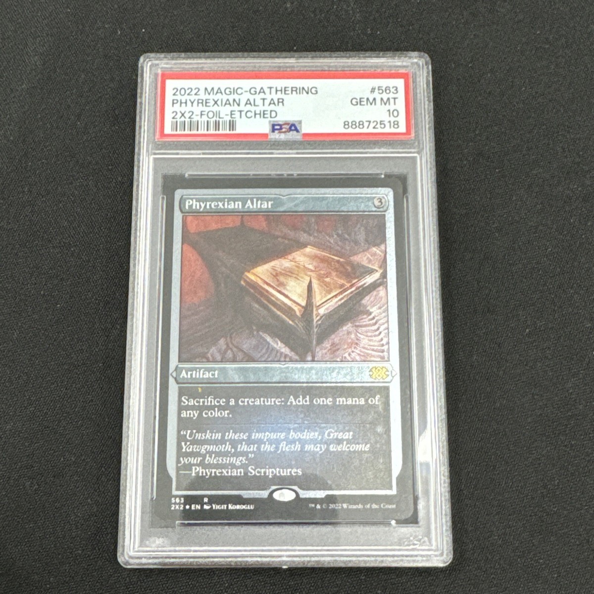 2022 Magic The Gathering MTG Phyrexian Altar 2x2 Foil Etched