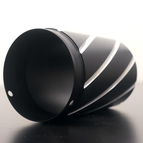 OEM Rush Motorcycle Exhaust Endcap 4"| Black & Chrome|4027B - Bild 4 von 9