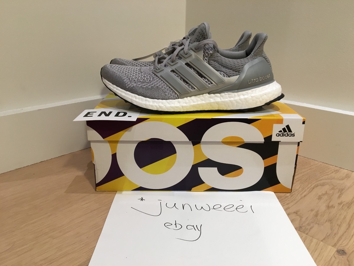 adidas gazelle silver green womens Adidas Ultraboost 1.0 "Wool Grey"  Beater Sneaker