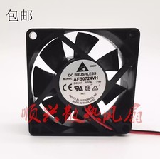 Delta AFB0724VH 7025 DC24V 0.33A 7CM 2-Wire Inverter Dual Ball Cooling Fan