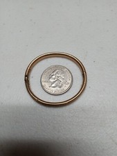 Vintage Gold Filled Child's Hinged Bracelet W/ Etchings 1/20 12kt , 5.5"