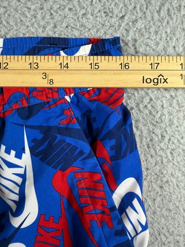 Nike All Over print logo Shorts Boys Size Large Red White & Blue USA DA0853-480 - Picture 2 of 7