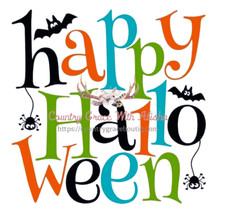 Sublimation Print Design Halloween Ready to Press Heat Transfer