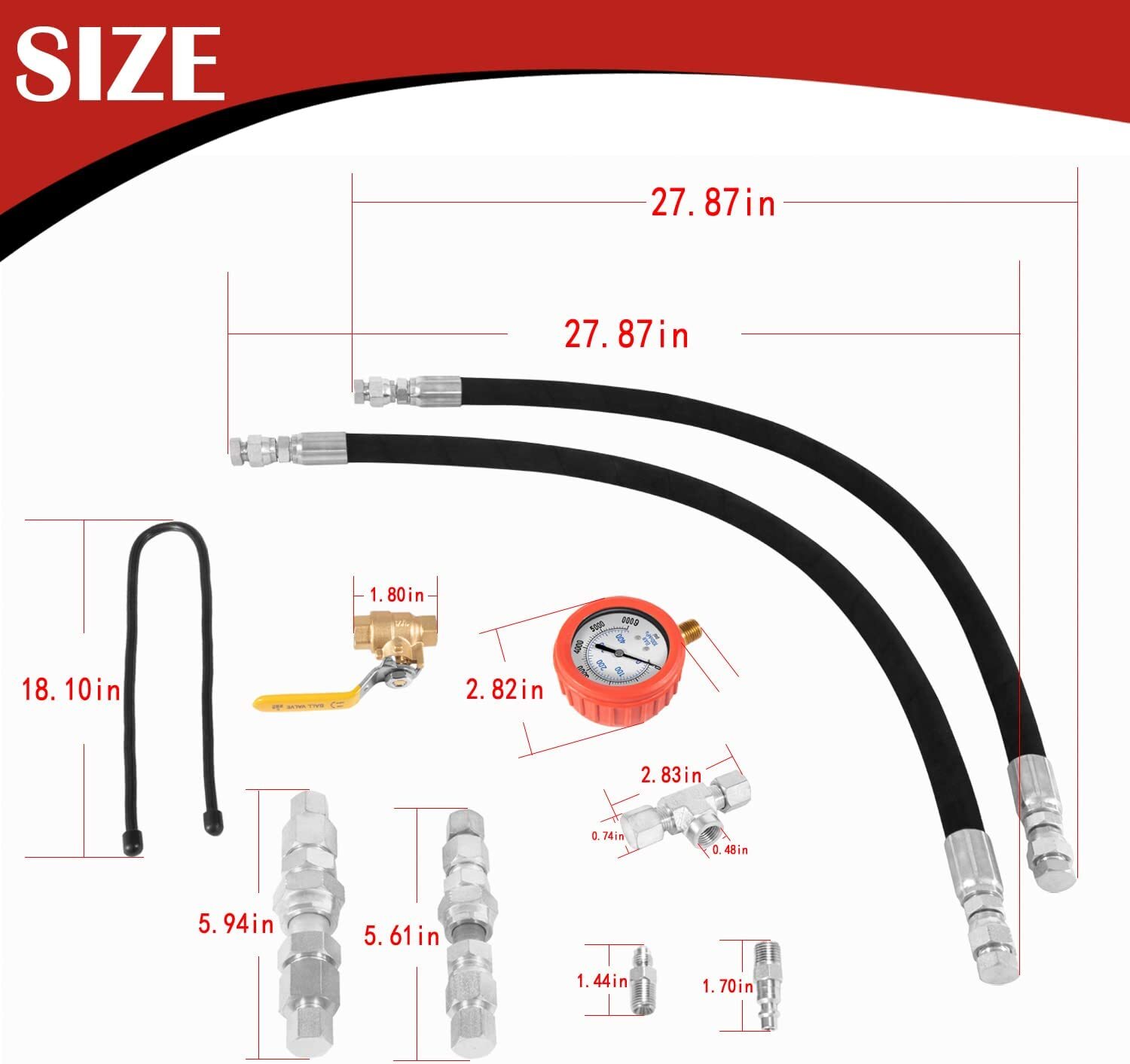 Hpop System Test Tool Kit High Pressure Oil for 19962015 DT466 DT530