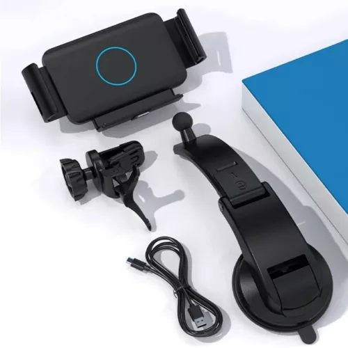 Car Mount Phone Holder Wireless Car Charger Mount For Galaxy Z Fold 2 3 4 6 - Picture 3 of 9