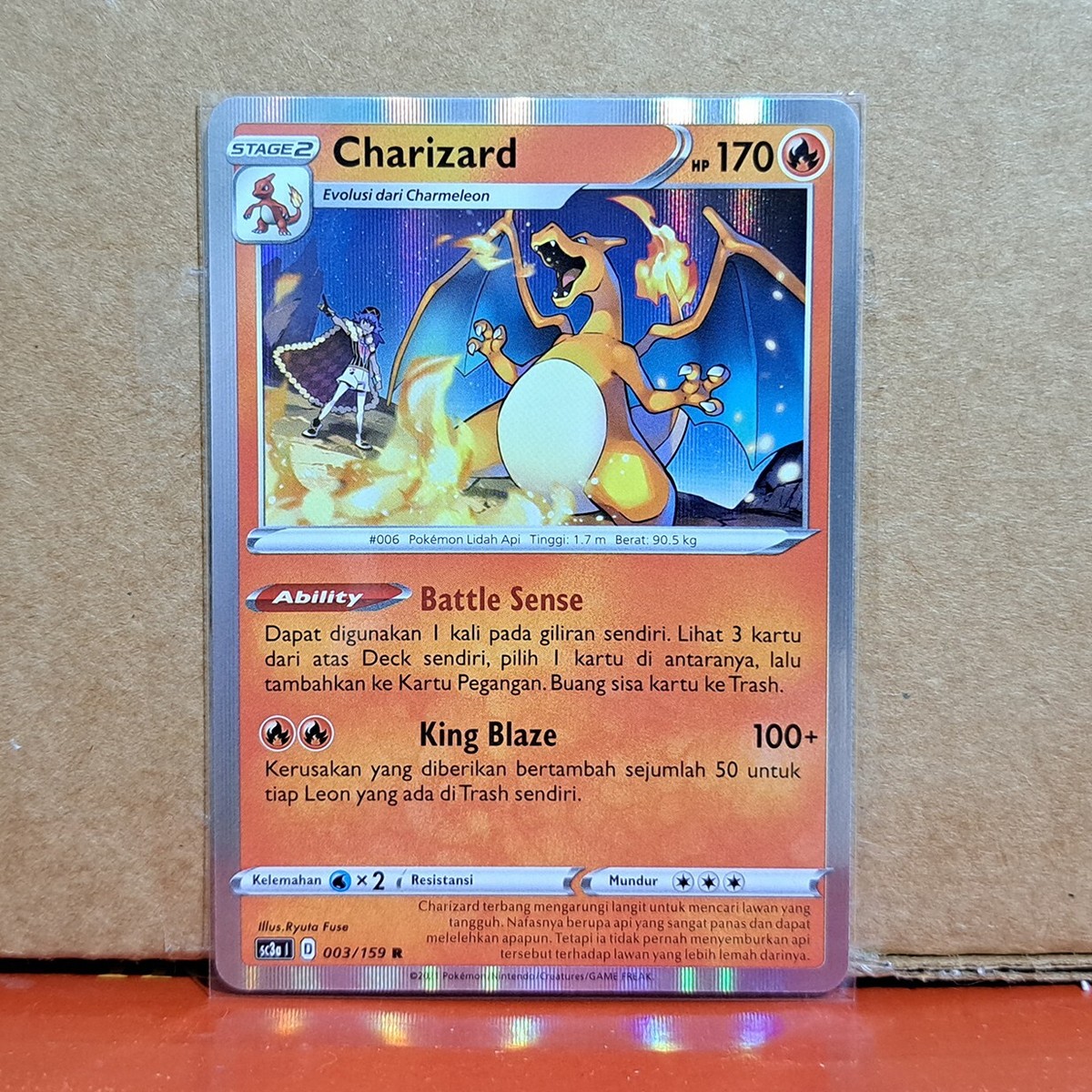 Charizard 003/159 R SC3a Rare Holo Koleksi VMAX Berkilau Pokemon Card Indonesia Charizard 003/159 R SC3a Rare Holo Koleksi VMAX Berkilau Pokemon Card Indonesia