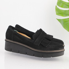 Clarks Womens Airabell Slip Loafer Size 10 Bl...