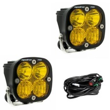 Baja Designs Squadron Pro LED Lights Black with Amber Driving/Combo Beam