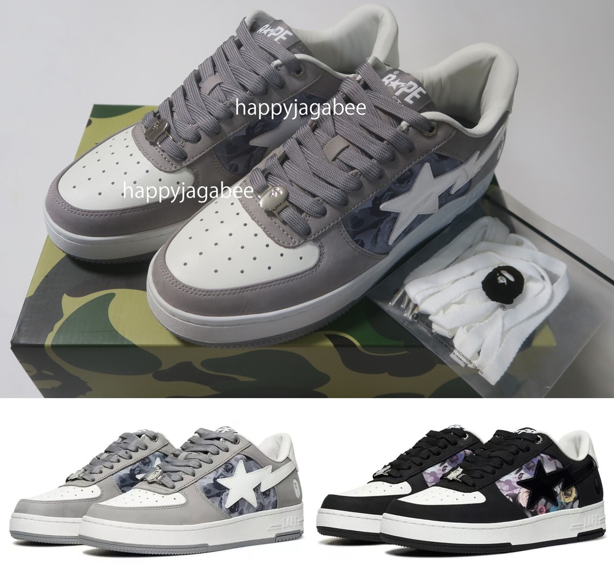 A BATHING APE Men's Footwear BAPE STA #2 1K80191302 b | eBay