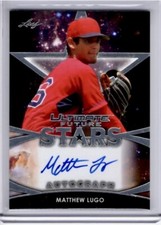 2019 LEAF ULTIMATE FUTURE STARS MATTHEW LUGO ROOKIE RC AUTO #FSML2