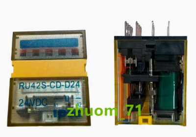 1PC New IDEC RU42S-CD-D24 relay dual contact 14 pin | eBay