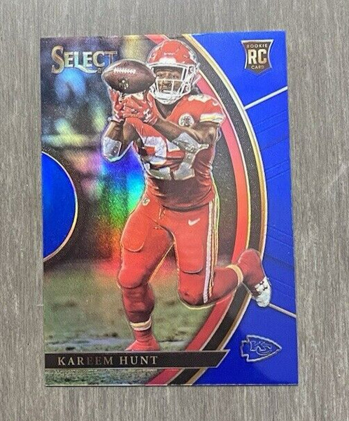 2017 Panini Select Concourse Blue Prizm /149 Kareem Hunt #68 Rookie RC