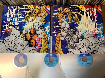 METALLICA A Year And A Half In The Life of JAPAN Laser Disc 3-LD