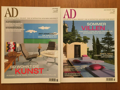 Zeitschrift AD Architectural Digest 6/7/ 2006, B. Taut, Mercedes-Benz Museum...