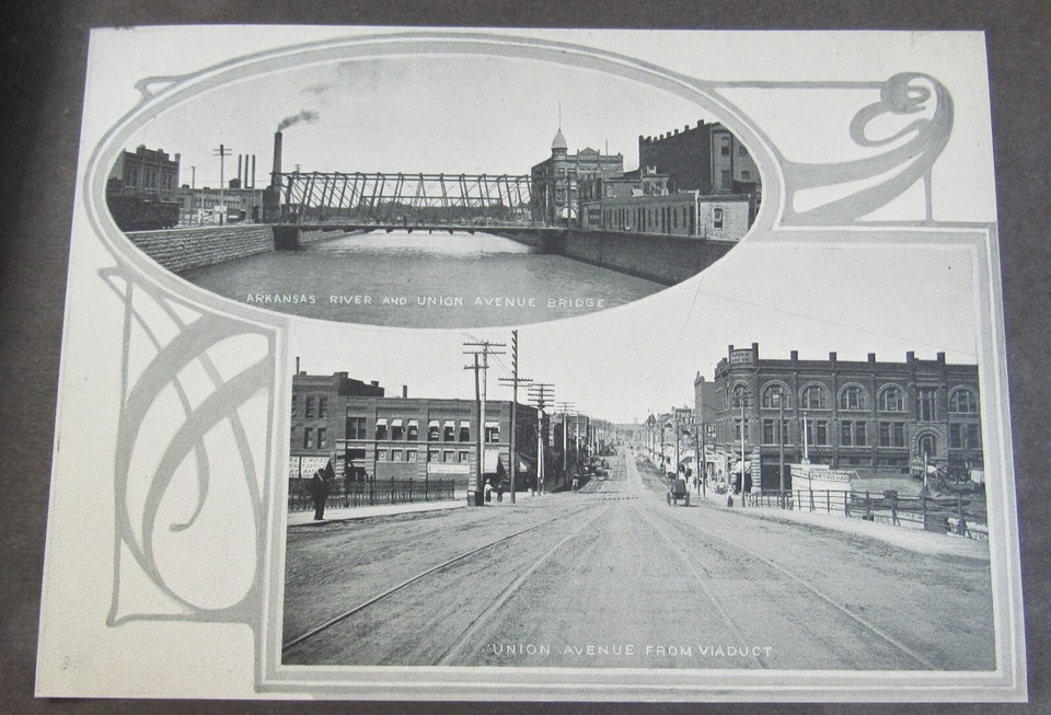 1902 Pueblo Colorado & Vicinity Litho Photograph Book Streets Places