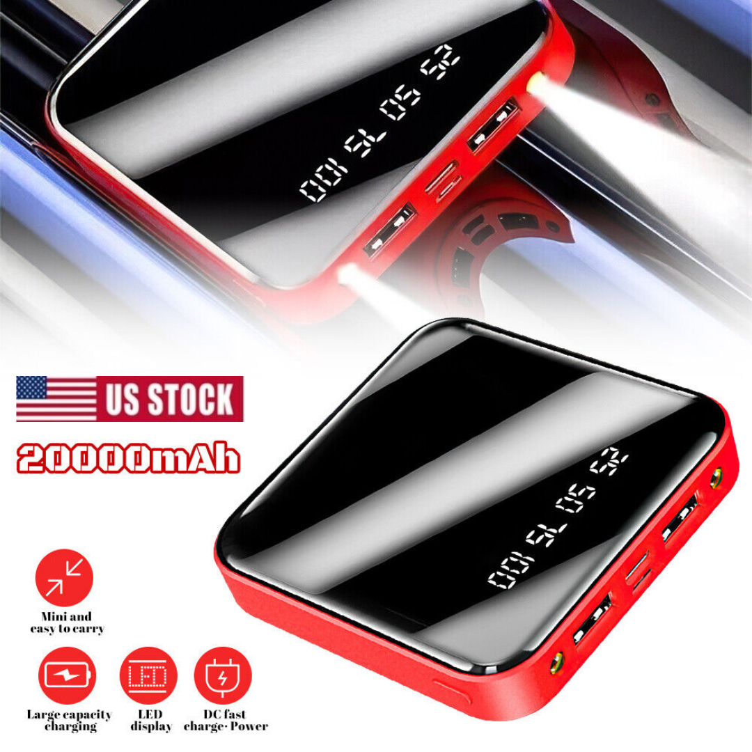 20000mAh Portable Power Bank for Heated Jacket & Vest Warmer - 5V 2.1A Battery-image