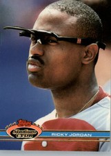1991 Topps Stadium Club - #192 Ricky Jordan
