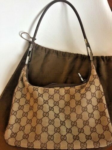 Gucci Pattern Handbag GG Pattern Canvas and leathe