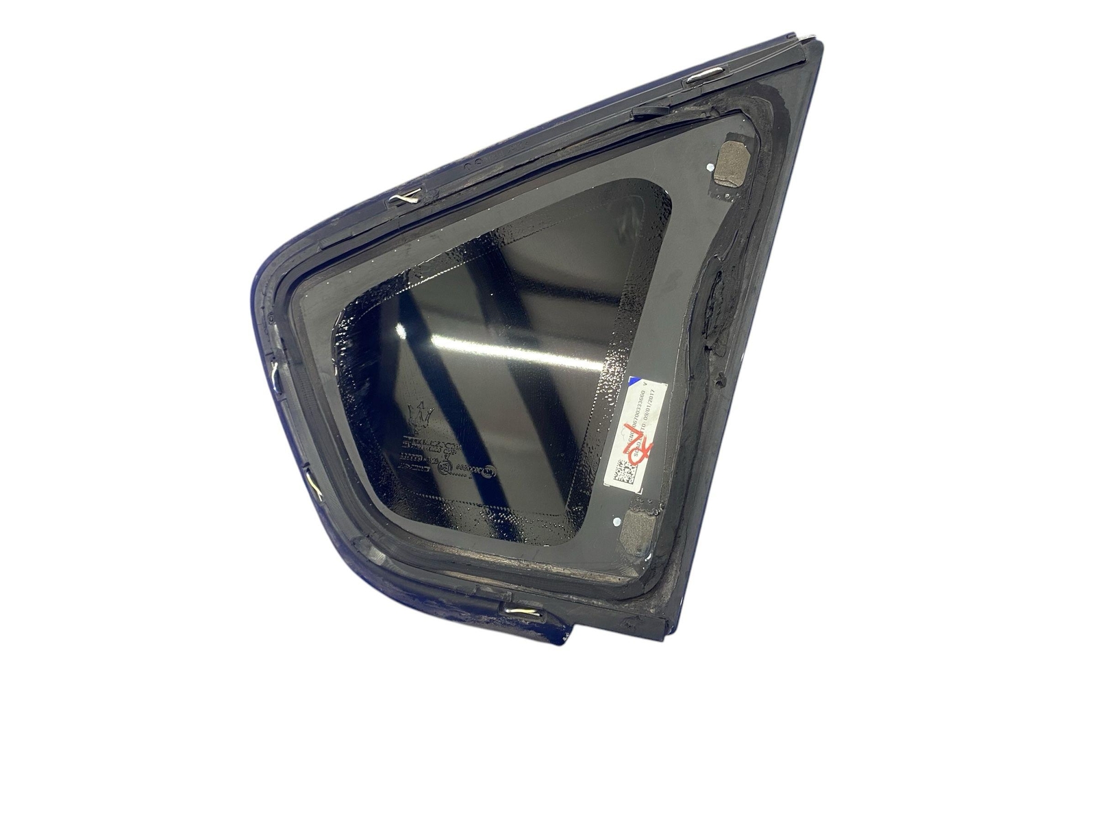 2017-2024 MASERATI LEVANTE REAR LEFT QUARTER WINDOW GLASS W/ CHROME TRIM OEM