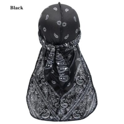 Bandanna Paisley Cotton Durag Unisex Wave Cap Hat Doo Rag Biker