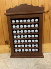 Golf Ball Display Rack 49 Ball Beautiful Solid Wood Cherry Amish Made