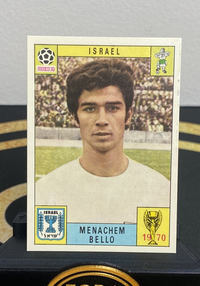 1970 Panini World Cup Mexico 70 Menachem Bello Israel Italian