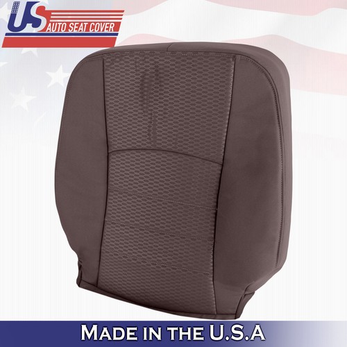 2013 2014 2015 For Dodge Ram 4500 5500 SLT Passenger Top Cloth Seat Cover Brown - Picture 8 of 10