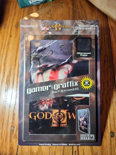 Gamer Graffix For PS2 Console God Of War Skin Removable/Reusable Playstation NOS - Picture 4 of 4